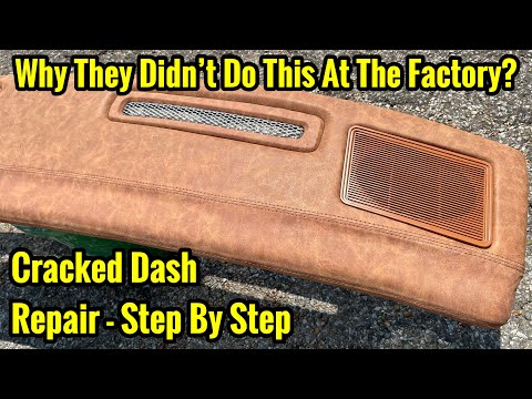 Cracked Dash Repair - Step By Step Dashboard Restore - Box Chevy Caprice Dash Pad Fix