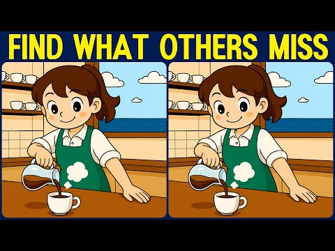 [Spot the Difference Brain Training] Can you spot all the slightly tricky differences?