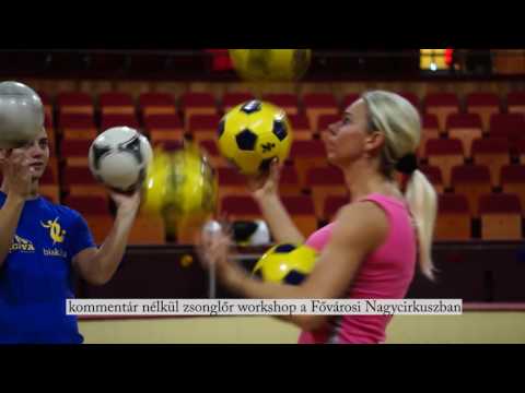 Zsonglőr workshop a Fővárosi Nagycirkuszban