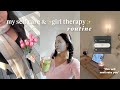 MY SELF CARE ROUTINE Girl Therapy Hacks Hair Skincare Everything Shower Pilates Journaling