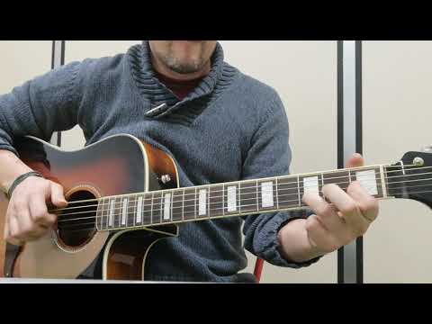 Acoustic Guitar Solo Improvisation (Finger Picking) - blues Funk - Olivier Menardi