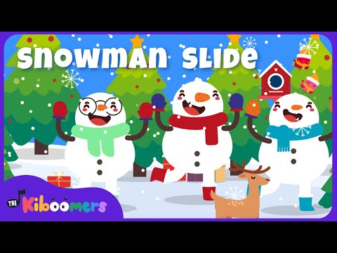 ⛄ Snowman Slide Dance Song | Winter Action Song for Kids | Brain Break | The Kiboomers