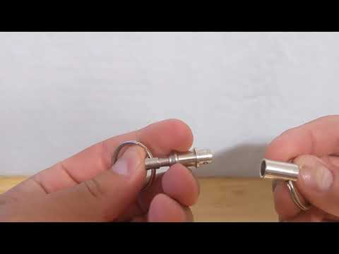 Quick Release Metal Breakaway Pull Apart Key Ring - How To Use