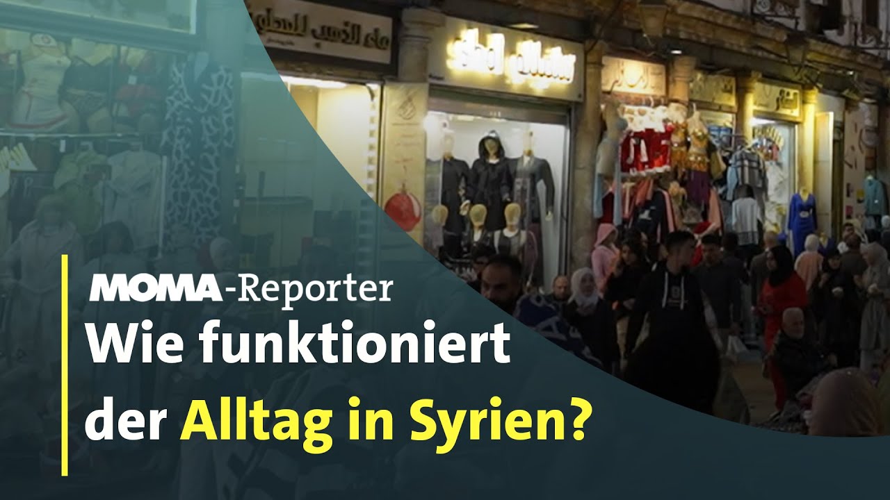 MOMA Reporter: 1 Jahr nach dem Sturz von Assad I ARD Morgenmagazin