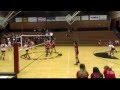 Highlights - Ashley Vanfleet outside hitter / back row - Cedar High at Pine View, Oct 13, 2015 