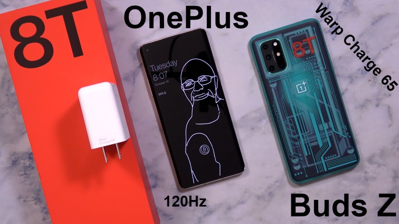 OnePlus 8T 5G - 120Hz, Warp Charge 65, OnePlus Buds Z, Gaming, Camera, Oxygen OS 11 New Features
