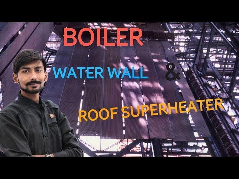 Boiler : waterwall & roof superheater/ thermal power plant/