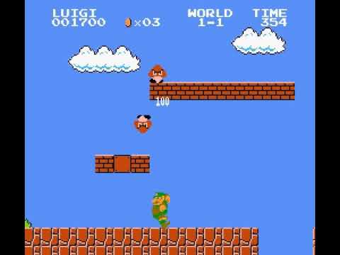 Super Mario Bros NES hack: Separated Color Palette