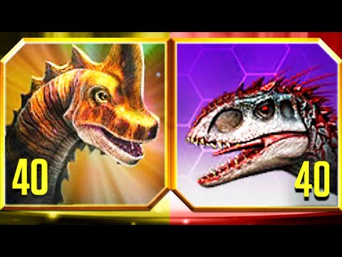 MAX BRACHIOSAURUS VS INDOMINUS REX GEN 1 🦕 Jurassic World: The Game - New Legendary Dinosaur Battles