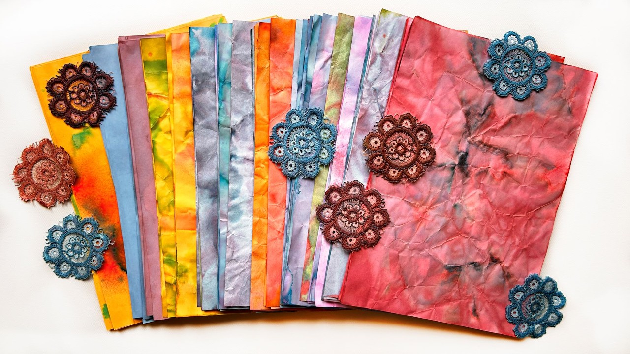 Easter Egg Paper Dyeing