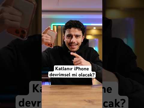 Katlanır iPhone devrimsel mi olacak?