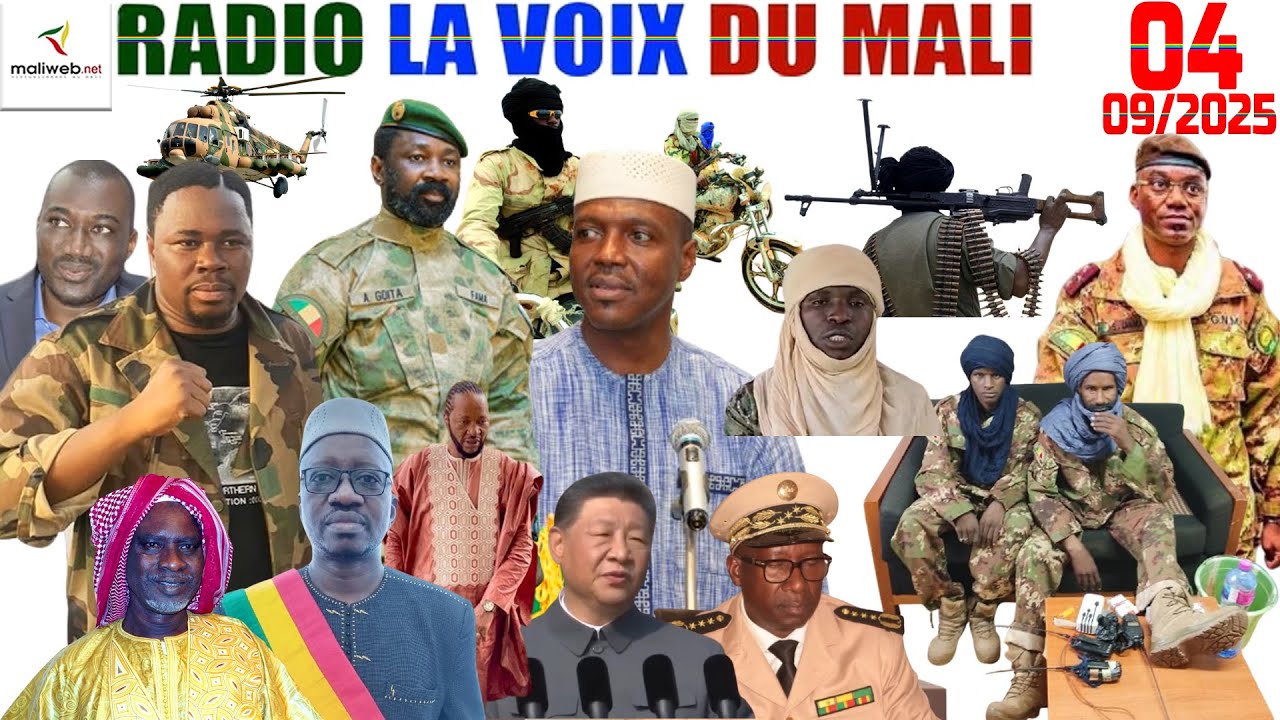 La Revue de Presse de la RADIO LA VOIX DU MALI du 04 Septembre 2025