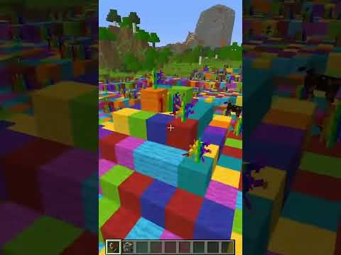 Mind-Blowing Rainbow TNT in Minecraft!