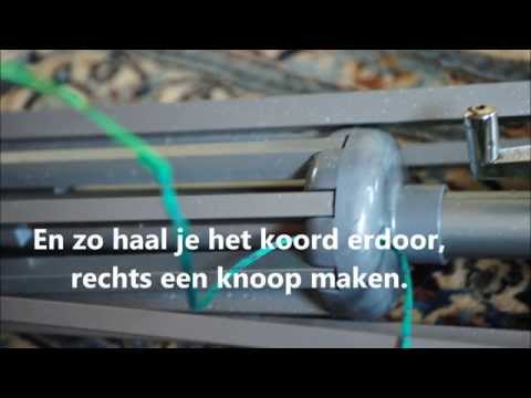 Hoe repareer je een gebroken koord van de parasol   juli , 2014