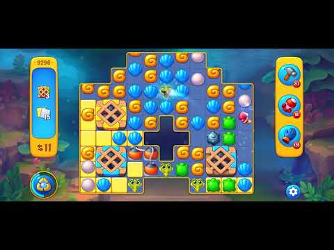 Fishdom level 9296 no boosters フィッシュダム