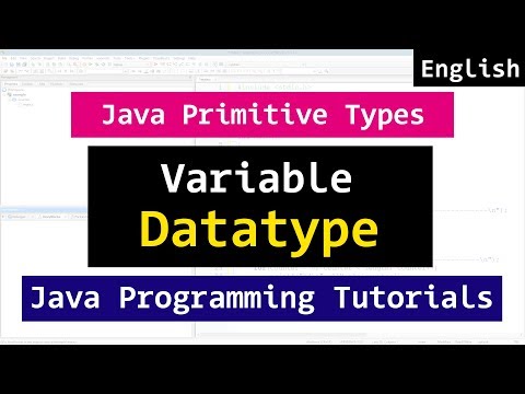 Learn Java Primitive Data Types Variables | Java Programming Tutorial ...