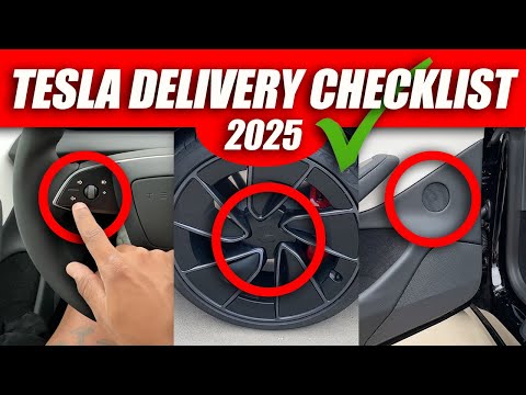 Tesla Delivery Day Checklist 2025: Everything to Inspect
