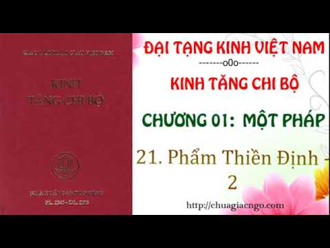 Kinh Tăng Chi Bộ - Chương 01: Một Pháp - 21. Phẩm Thiền Định - 2