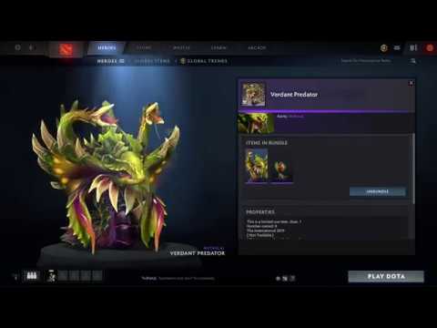 Dota 2: Venomancer - Verdant Predator Cache Set Preview