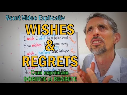 Lectia de Engleza - 𝐃𝐨𝐫𝐢𝐧𝐭𝐞 𝐬𝐢 𝐑𝐞𝐠𝐫𝐞𝐭𝐞 (𝐖𝐈𝐒𝐇𝐄𝐒 𝐚𝐧𝐝 𝐑𝐄𝐆𝐑𝐄𝐓𝐒) - English Lesson #wish #regret