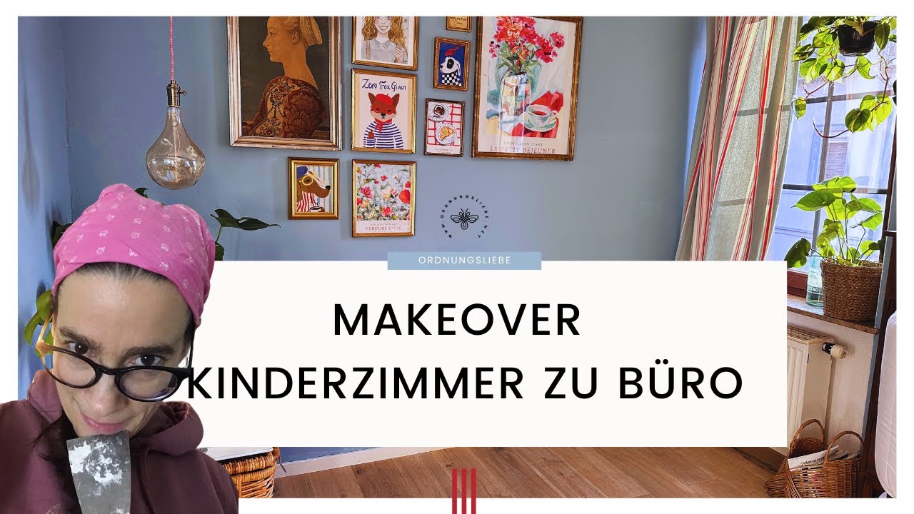 Makeover Kinderzimmer zu Büro | alles neu & mehr Ordnung | Empty Nest