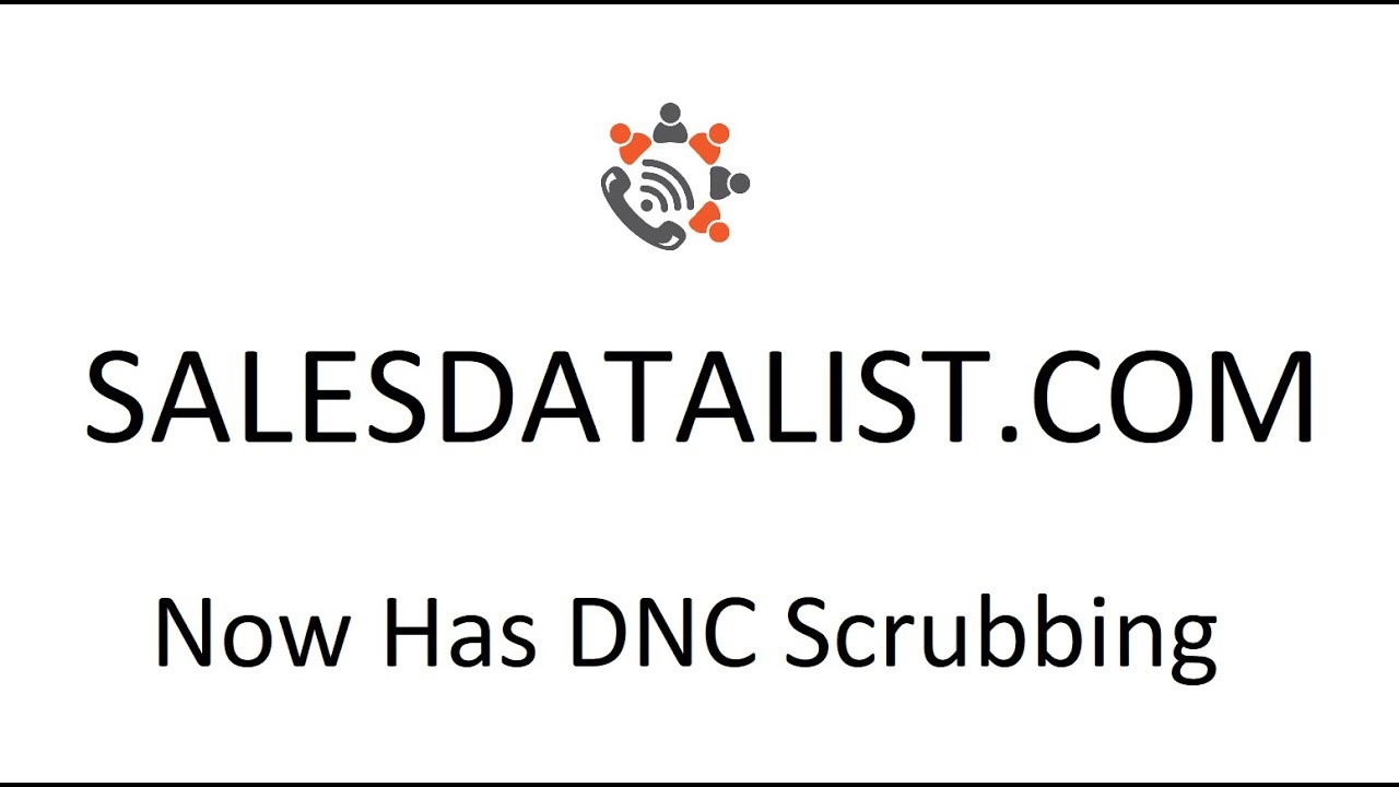 Salesdatalist.com New Feature - DNC List Scrubbing Demonstration