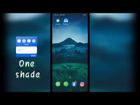 One shade - change your mobile notification pannal
