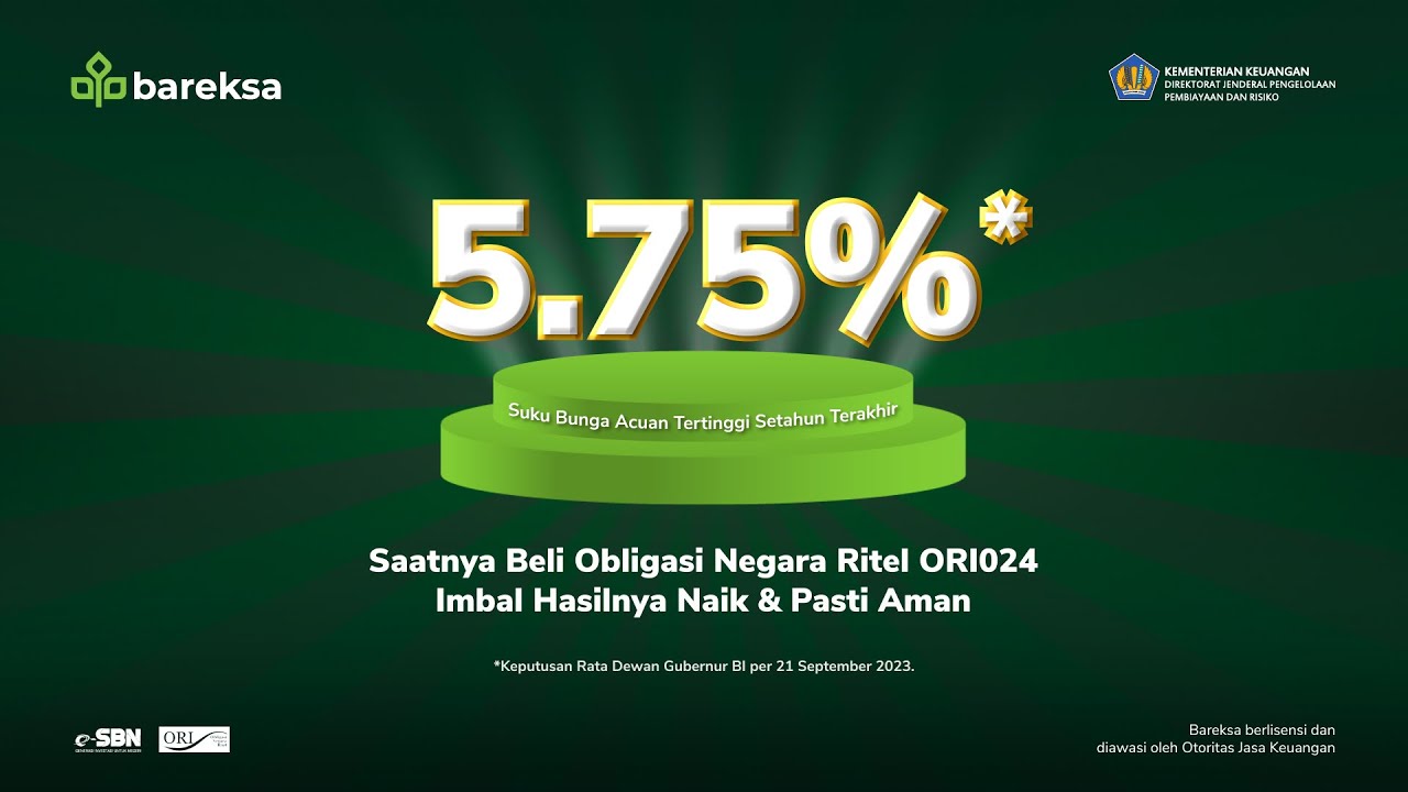 Ini Karakteristik Obligasi Negara Ritel ORI024