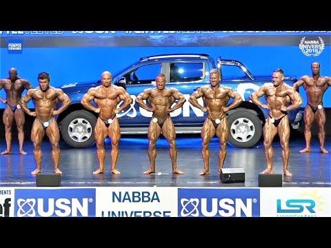 NABBA Universe 2018 - Men 3 Comparisons