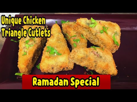 Unique Triangle Chicken Cutlets/Totally Different Method You Must Watch This Video Yasmin’s Cooking Video