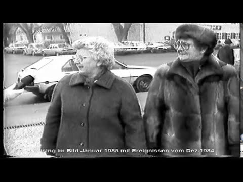 Freising im Bild  - TV Sendung Januar 1985  Moderation Ulrike Fesseler u. Fred Fuggenthaler