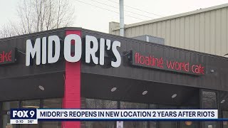 Midori's Floating World Cafe reopens in new location 2 years after riots | FOX 9 KMSP