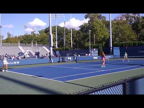 Katherine Hui + Eleana Yu Vs. Sofia Costoulas + Luca Udvardy US Open Tennis
