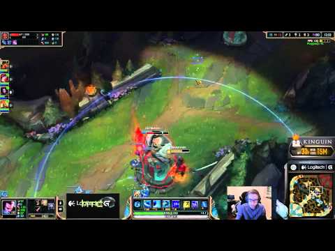 Bjergsen duo Meteos - Yasuo vs Talon Mid - League of Legends