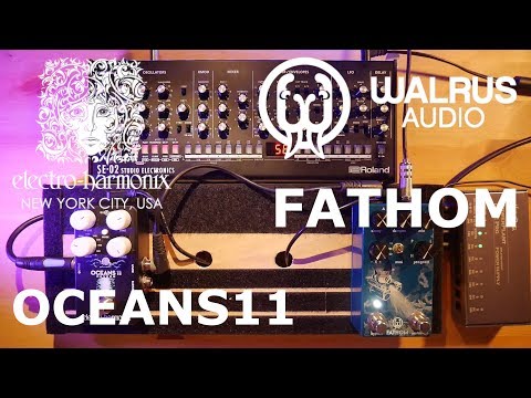 pedals4synths - Walrus Audio Fathom v Electro-Harmonix Oceans11 W/ Studio Electronics & Roland SE-02