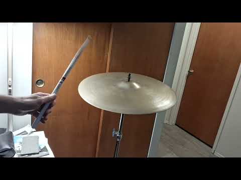 20 1/8" Avedis Zildjian Transition Stamp / Trans Stamp Ride Cymbal, 2142 grams, 1940s 1950s, 1946 - 1953 image 7