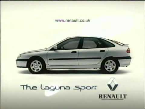 Renault Laguna sport car advert. Commercial. 1999.