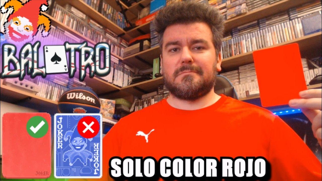 BALATRO... pero solo puedo TENER COMODINES ROJOS 🔴🃏 Gameplay Español (PC / PS5 / Switch / XBOX)