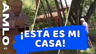 Esta es la casa donde AMLO vivirá cuando deje la presidencia. #viral #video