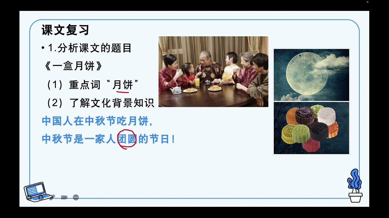 HSK 6 第3课 一盒月饼 A box of moon cakes 课文复习及书写讲解（1）