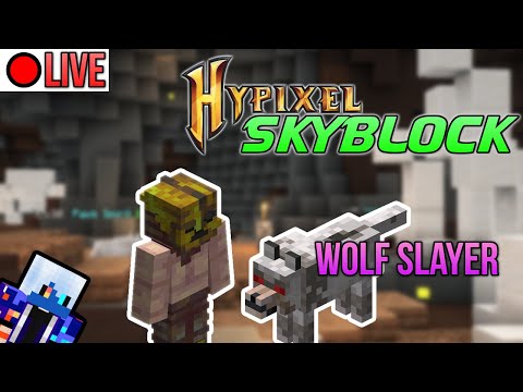 EPIC Wolf Slayer Level Up - Hypixel Skyblock Live!