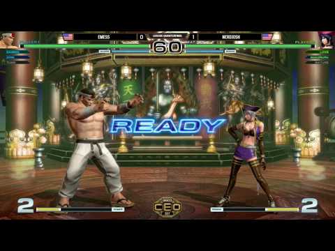 CEO 2017 KOF14 TOP 8 - EMESS vs NERDJOSH
