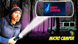 SCARY Van Life Gaming in the WOODS! ROG Ally X