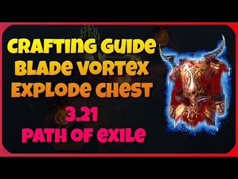 [3.21] How To Craft a Blade Vortex Chest | Budget version | Crafting guide | Path of Exile Crucible