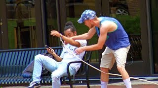 Handcuffing People Prank - RebelTV