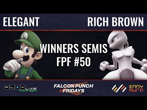 BSD | Elegant (Luigi) vs PG | Rich Brown (Mewtwo) - Winners Semis (FPF50)