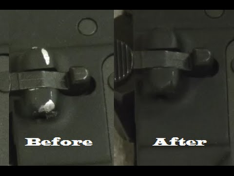 How to fix your scratched ar-15 Birchwood Casey Aluminium Black Review