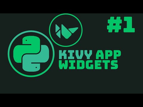 Python Kivy Ui Tutorial Part 1 App Button Label Widgets Python