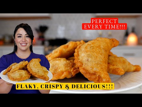The BEST Flaky Fried Ground BEEF Empanadas Recipe Step by Step