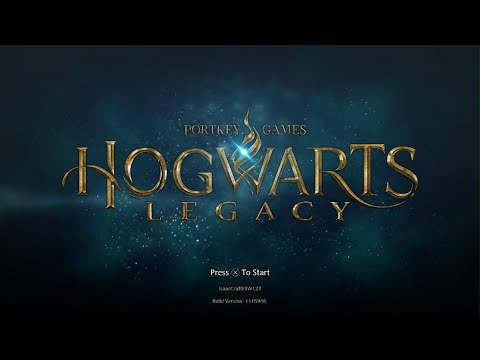 Hogwarts Legacy Main Menu Screen